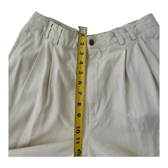 JOSEPH & FEISS Mens Tan SILK Pleated Dress/Casual Slacks Pants Sz 34/29 Vacation - Picture 9 of 12